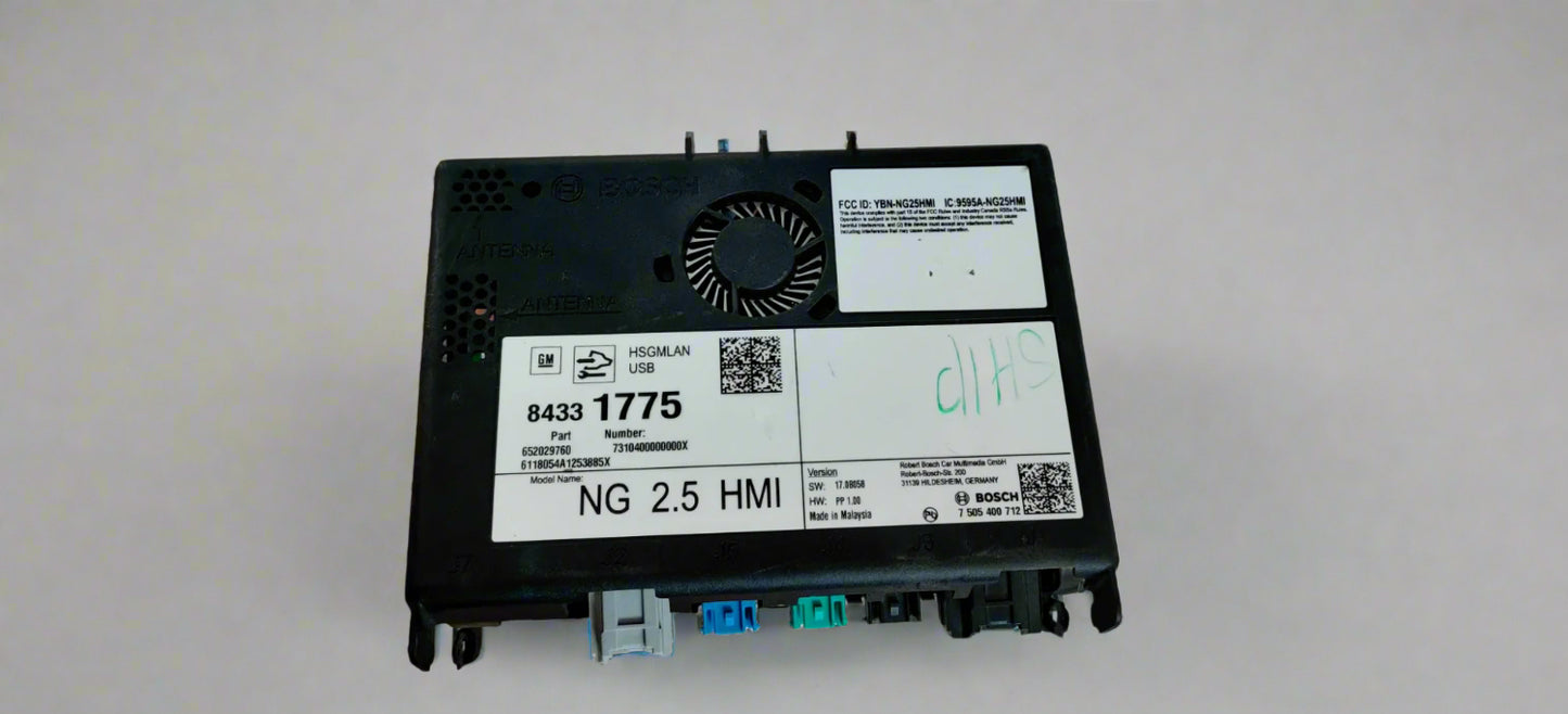 Pre-Programmed 2016 - 2018 Buick Chevrolet GMC Cadillac OEM Non-Nav HMI Module