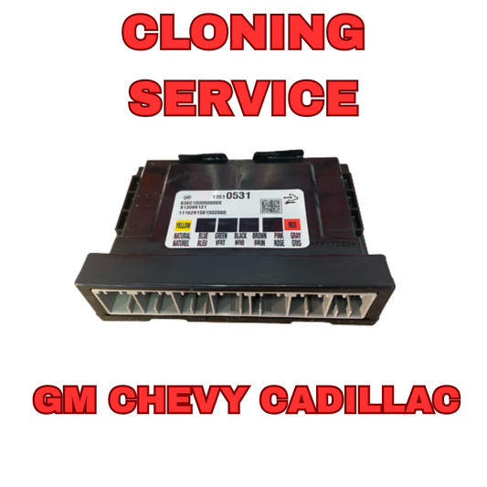 PROGRAMMING CLONE SERVICE BCM BODY CONTROL MODULE GM CHEVY CADILLAC 2011-2020