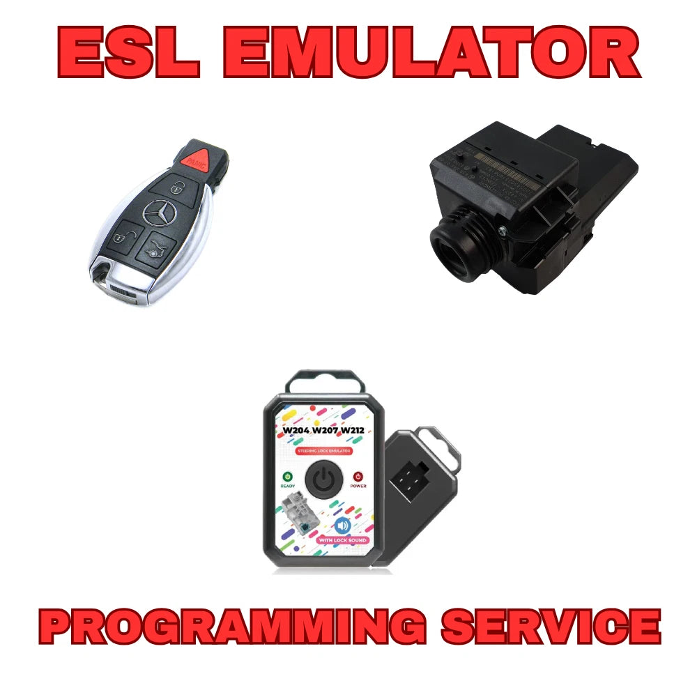 Mercedes-Benz W204 W207 W212 Steering Lock ESL ELV Emulator Programming Service