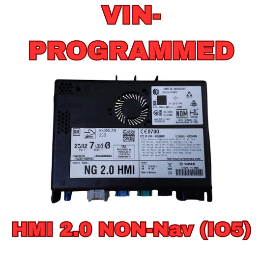 VIN-PROGRAMMED 2013-2015 Chevy Cadillac GMC NON-Navigation NG 2.0 HMI GM Module