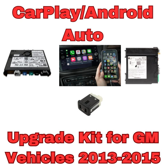 Apple CarPlay & Android Auto Upgrade Kit – GM Vehicles 2013-2015 Plug&Play